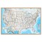 Contemporary Usa 24&#x22; X 36&#x22; Laminated Wall Map